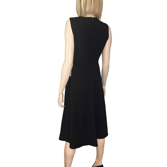 Calvin Klein Dress Refined Fashion Layered Asymmetrical Peplum Ruffles Flowy - Picture 9 of 15